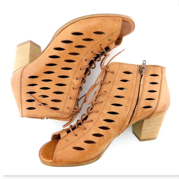 Unworn PAUL GREEN Leather Bootie Sandals 8.5US/6UK - Picture 4 of 7